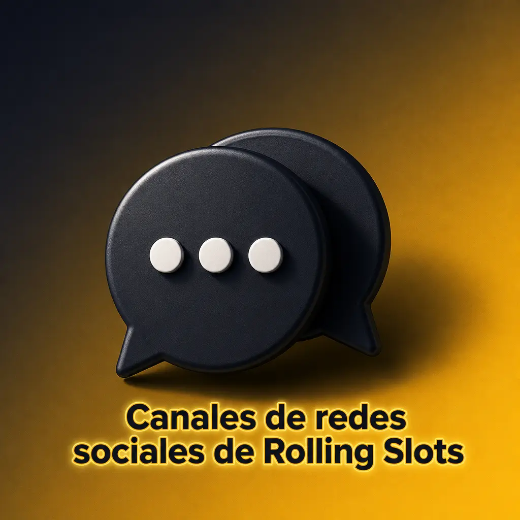 Canales de redes sociales de Rolling Slots: Facebook, Instagram, Twitter/X, Telegram y YouTube